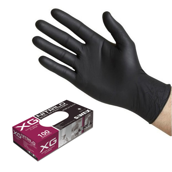 Nitrilo Negro (1paq. 100 guantes) - www.globalcarnica.com